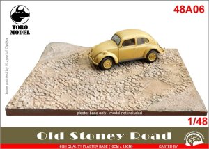 TORO MODEL 48A06 - 1:48 Old Stoney Road - Gipsowa podstawka 16x13cm