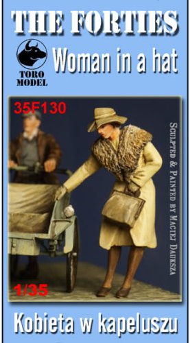 Przejdź do produktu TORO MODEL 35F130 - 1:35 Lata czterdzieste - Kobieta w kapeluszu