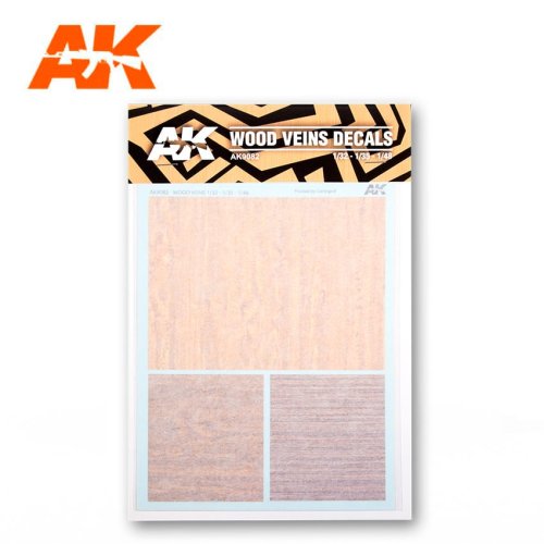 Przejdź do produktu AK INTERACTIVE 9082 - Kalkomanie Wood Veins 1:32 / 1:35 / 1:48