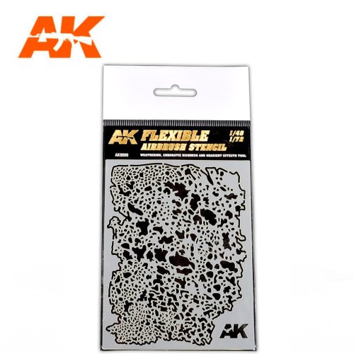 Przejdź do produktu AK INTERACTIVE 9080 - Szablon do malowania aerografem skale 1:48 / 1:72