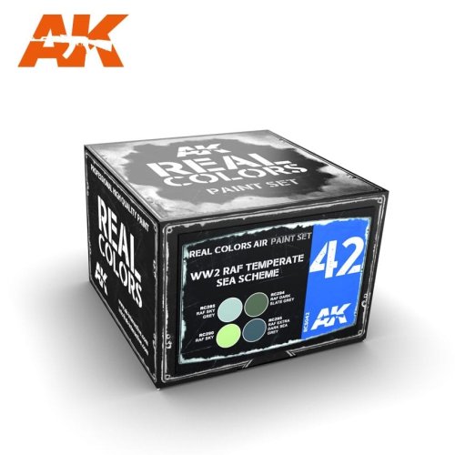 Przejdź do produktu AK INTERACTIVE RCS042 - Zestaw farb WW2 RAF / FAA Temperate Sea Scheme