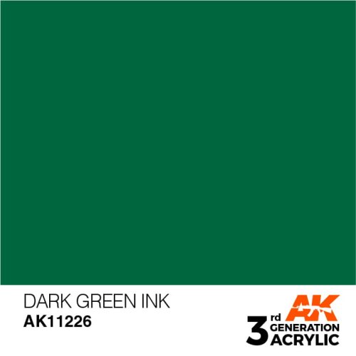 Przejdź do produktu AK Interactive 11226 - Farba akrylowa Dark Green INK 17ml