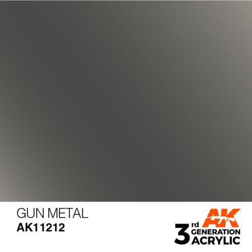 Przejdź do produktu AK Interactive 11212 - Farba akrylowa Gun Metal 17ml