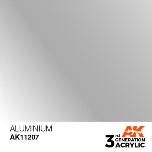 Przejdź do produktu AK Interactive 11207 - Farba akrylowa Aluminium 17ml