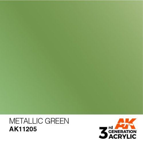 Przejdź do produktu AK Interactive 11205 - Farba akrylowa Metallic Green 17ml