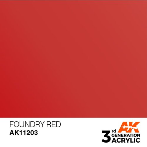 Przejdź do produktu AK Interactive 11203 - Farba akrylowa Foundry Red 17ml