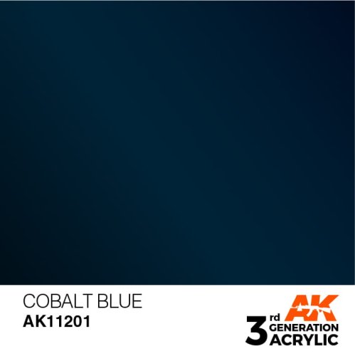 Przejdź do produktu AK Interactive 11201 - Farba akrylowa Cobalt Blue 17ml