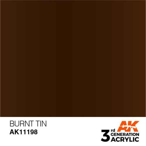 Przejdź do produktu AK Interactive 11198 - Farba akrylowa Burnt Tin 17ml