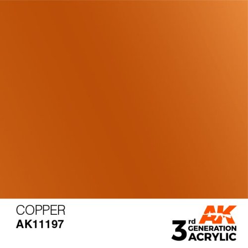 Przejdź do produktu AK Interactive 11197 - Farba akrylowa Copper 17ml