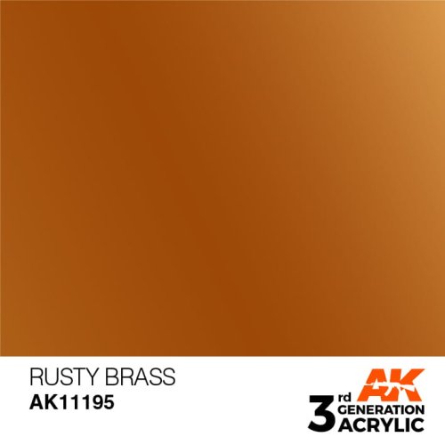 Przejdź do produktu AK Interactive 11195 - Farba akrylowa Rusty Brass 17ml