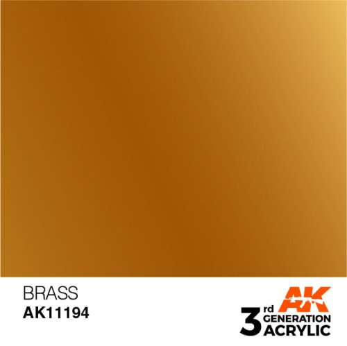 Przejdź do produktu AK Interactive 11194 - Farba akrylowa Brass 17ml