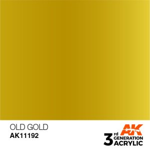 AK Interactive 11192 - Farba akrylowa Old Gold 17ml