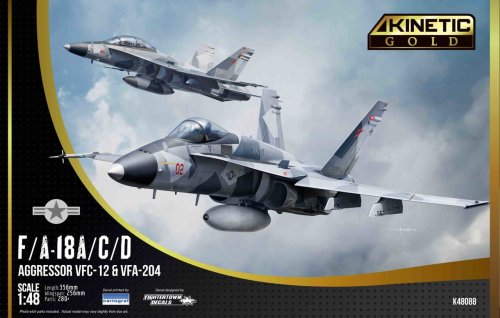 Przejdź do produktu KINETIC 48088 - 1:48 F/A-18A/C/D Aggressor VFC-12 & VFA-204