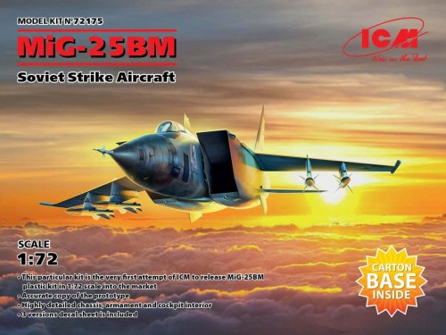 Przejdź do produktu ICM 72175 - 1:72 MiG-25 BM Soviet Strike Aircraft