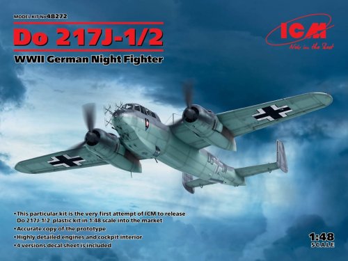 Przejdź do produktu ICM 48272 - 1:48 Dornier Do 217J-1/2 WWII German Night Fighter