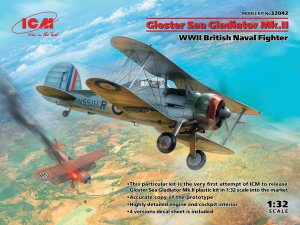 ICM 32042 - 1:32 Gloster Sea Gladiator Mk.II WWII British Naval Fighter