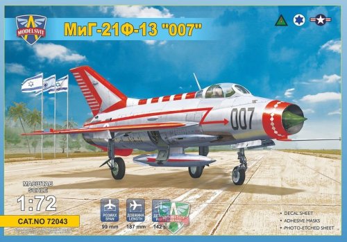 Przejdź do produktu MODELSVIT 72043 - 1:72 MiG-21 F-13 007