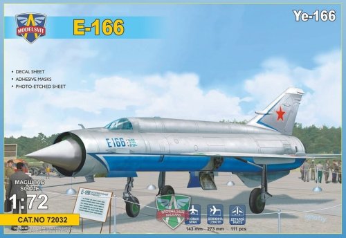 Przejdź do produktu MODELSVIT 72032 - 1:72 Ye-166 Heavy experimental interceptor