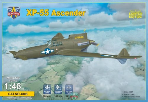 Przejdź do produktu MODELSVIT 4808 - 1:48 XP-55 Ascender