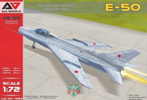 Przejdź do produktu A&A MODELS 7223 - 1:72 Ye-50 Experimental Interceptor