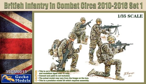 Przejdź do produktu GECKO MODELS 35GM0015 - 1:35 British Infantry In Combat Circa ‪2010-2016 Set 1