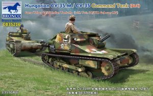 BRONCO CB 35216 - 1:35 Hungarian CV-35M / CV-35 - Carro Veloce L3/35 Italian Tankette (with Twin 34/37M Gebauer MG)