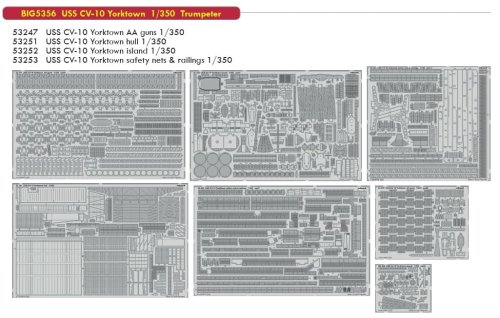 Przejdź do produktu EDUARD BIG5356 - 1:350 USS CV-10 Yorktown