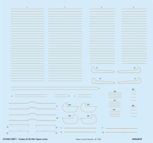 EDUARD D72023 - 1:72 Fokker D.VII rib tapes linen