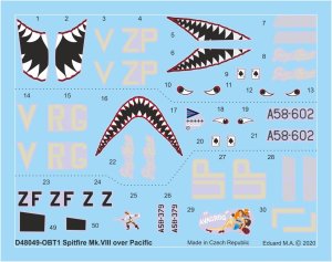 EDUARD D48049 - 1:48 Spitfire Mk.VIII over Pacific