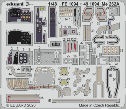 Przejdź do produktu EDUARD FE1094 - 1:48 Me 262A