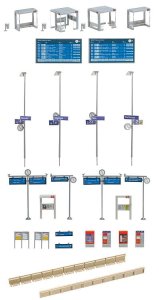 FALLER 120240 H0 - Współczesne przystanki kolejowe