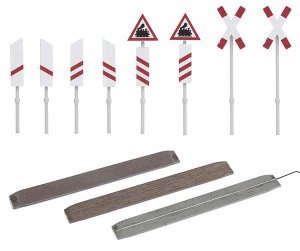 FALLER 120243 H0 - Przejazd kolejowy niestrzeżony