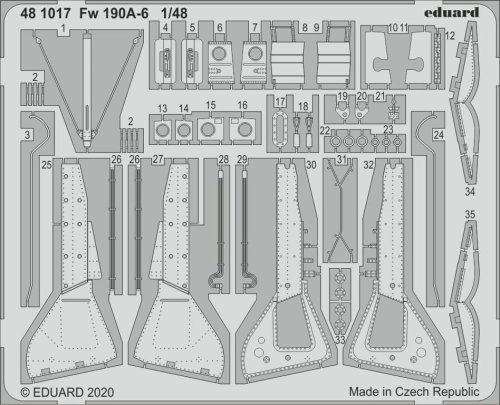 Przejdź do produktu Eduard 481017 - 1:48 Fw 190A-6