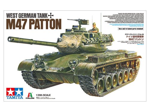 Przejdź do produktu TAMIYA 37028 - 1:35 West German Tank M47 Patton