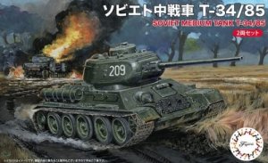 FUJIMI 762425 - 1:76 SWA-34 Soviet T-34/85 (Set of 2)