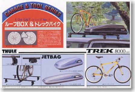 Przejdź do produktu FUJIMI 110424 - 1:24 Roof Rack, Jet Box Trek Mountain Bike