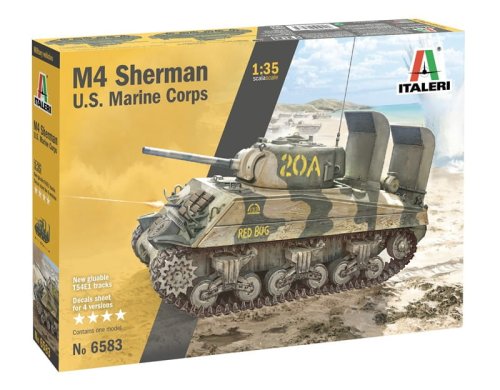 Przejdź do produktu ITALERI 6583 - 1:35  M4 Sherman U.S. Marine Corps