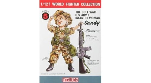 Przejdź do produktu FINE MOLDS FT5 - 1:12 Gulf War U.S. Infantry Woman & M16A2