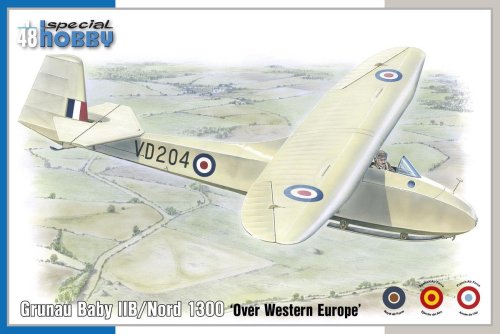 Przejdź do produktu SPECIAL HOBBY 48203 - 1:48 Grunau Baby IIB/Nord 1300 Over Western Europe