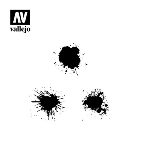Przejdź do produktu VALLEJO ST-TX005 - 1:35 Paint Stain stencil