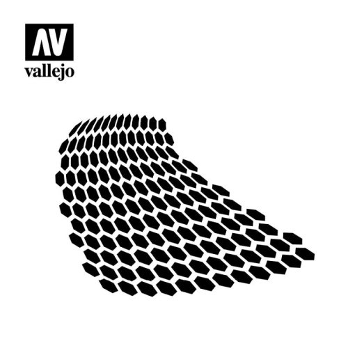 Przejdź do produktu VALLEJO ST-SF003 - Distorted Honeycomb stencil