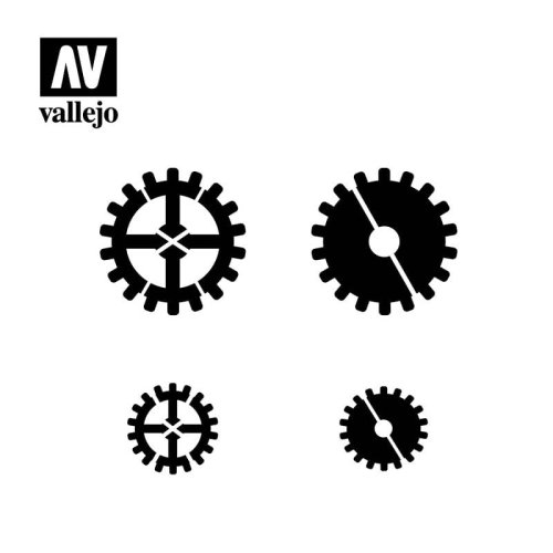 Przejdź do produktu VALLEJO ST-SF001 - Gear Markings stencil