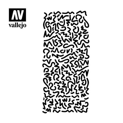 Przejdź do produktu VALLEJO ST-CAM001 - 1:32 Luftwaffe WWII Shingles Camo stencil