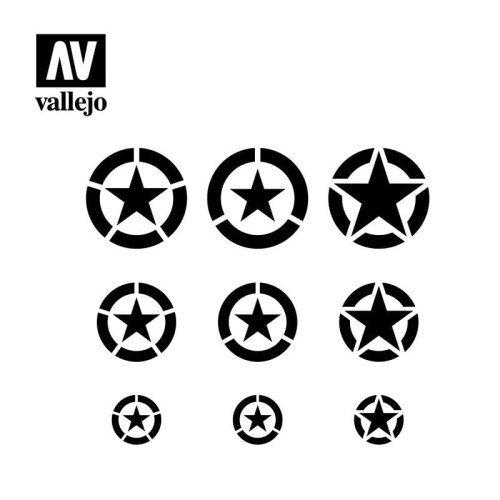 Przejdź do produktu VALLEJO ST-AIR004 - 1:72 / 1:48 / 1:32 USAF Markings stencil