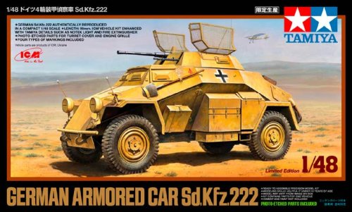 Przejdź do produktu TAMIYA 89777 - 1:48 German Armored Car Sd.Kfz.222