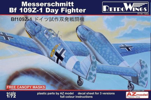 Przejdź do produktu RETRO WINGS RTW 7202 - 1:72 Messerschmitt Bf 109Z-1 Day Fighter
