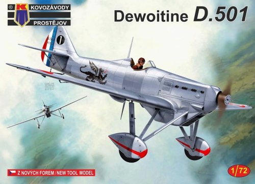 Przejdź do produktu KOVOZAVODY 0178 - 1:72 Dewoitine D.501