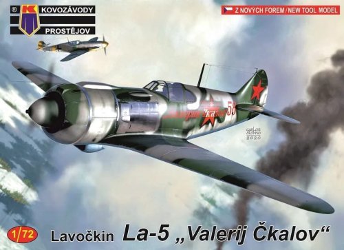Przejdź do produktu KOVOZAVODY 0172 - 1:72 Lavochkin La-5 Valerij Ckalov