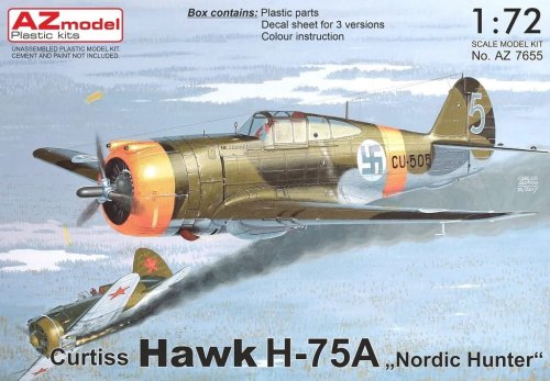 Przejdź do produktu AZ MODEL AZ 7655 - 1:72 Curtiss Hawk H-75A - Nordic Hunter
