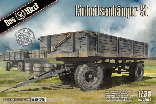 Przejdź do produktu DAS WERK DW35006 - 1:35 Einheitsanhänger 5t